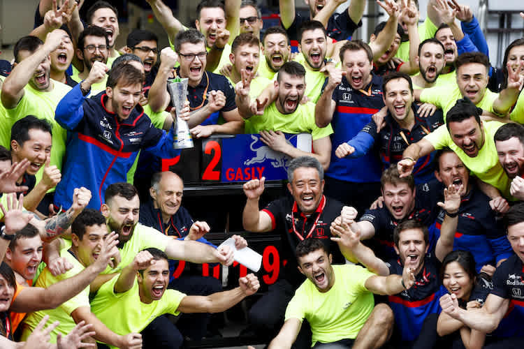 Toro Rosso feiert in Brasilien