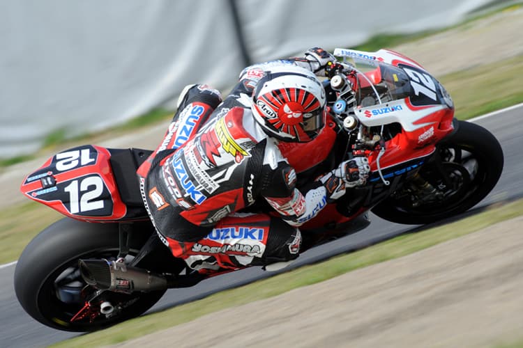 Takuya Tsuda (Yoshimura) war der schnellste Suzuki-Pilot im Qualifying