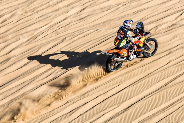 Matthias Walkner auf den Weg zu Platz 3