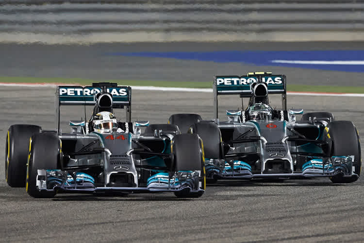 Lewis Hamilton gegen Nico Rosberg: So heiss wie in Bahrain dürfte es auch in Abu Dhabi werden