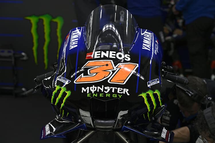 2020: Gerloffs Nummer 31 auf Rossis Yamaha