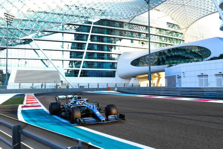 Bottas unterwegs in Abu Dhabi