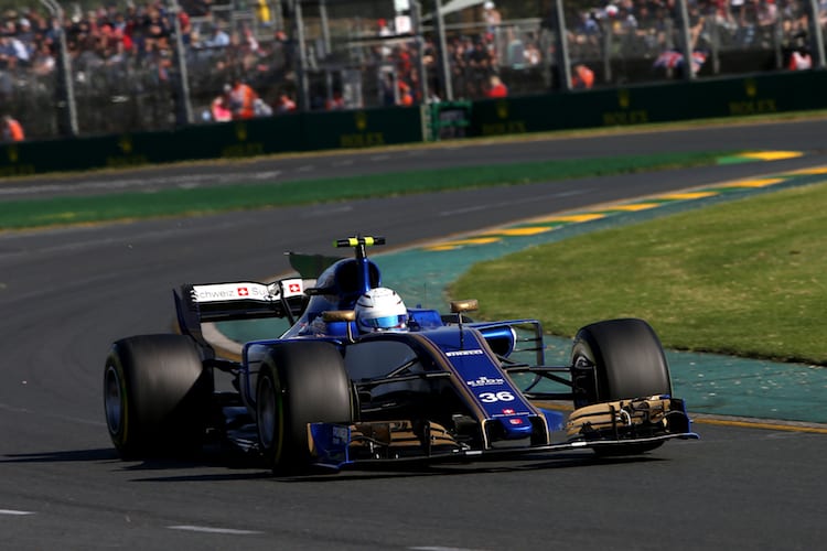 Antonio Giovinazzi beim Australien-GP im Sauber