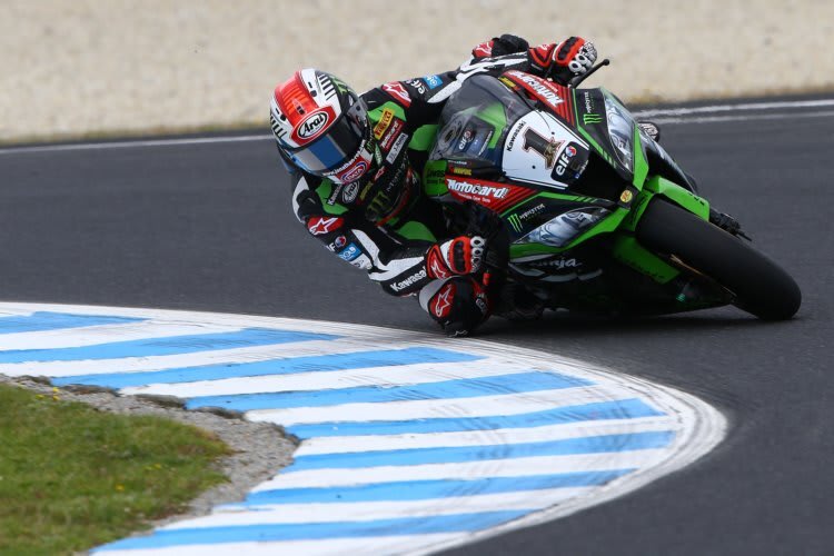 Jonathan Rea musste sich mit Platz 2 im Qualifying zufrieden geben