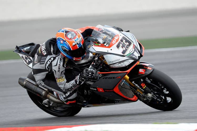 Marco Melandri fährt endlich wieder vorne