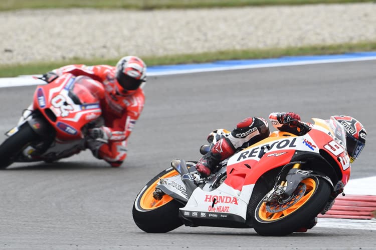 Marc Márquez: In Assen war Andrea Dovizioso sein härtester Widersacher
