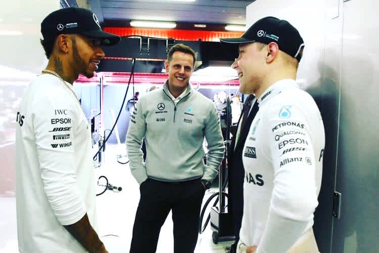 Lewis Hamilton und Valtteri Bottas