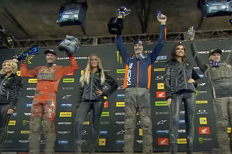 Das 450er Podium in Foxborough