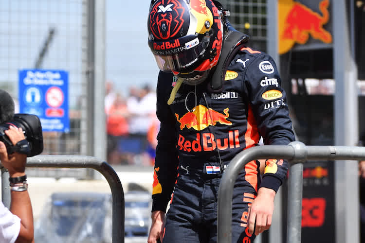 Max Verstappen kam im zweiten Training nicht weit