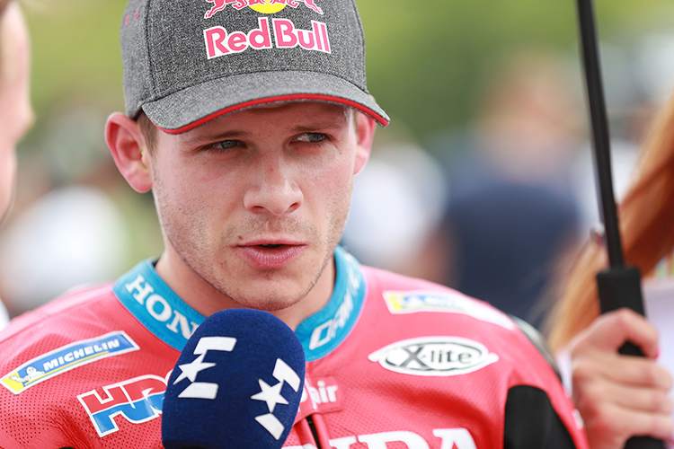 HRC-Testfahrer Stefan Bradl