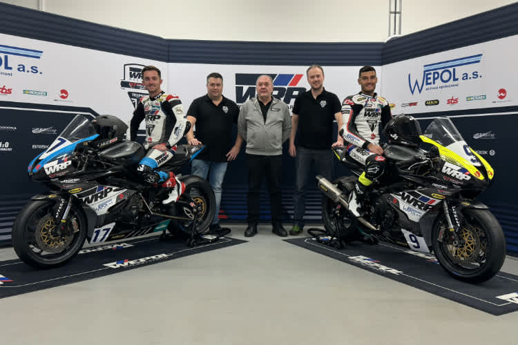 Das WRP-Team (v.l.): John McPhee, Rob Vennegoor, Ludek Weag, Frank Krekeler und Jorge Navarro