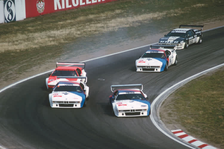 BMW M1 Procar, Hockenheim 1979, Pironi/Laffite/Lauda/Bürger/Stuck.