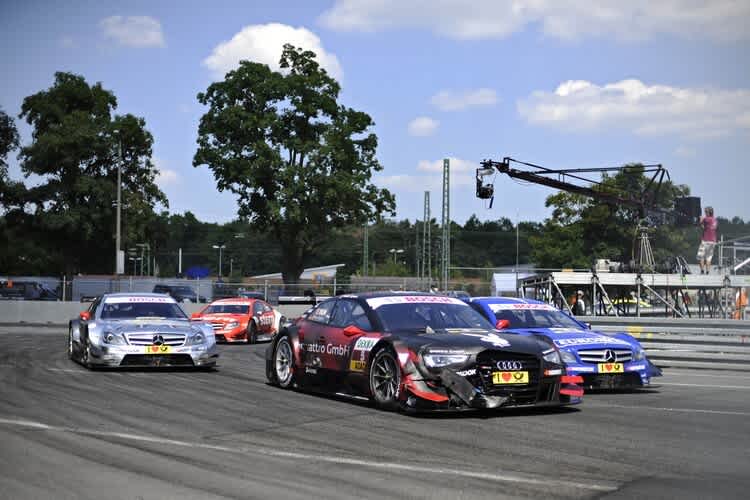 Gary Paffett (re.) auf dem Norisring