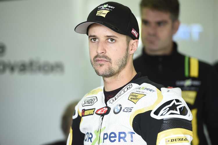 Tom Lüthi bereitet sich auf Regen am Sonntag vor