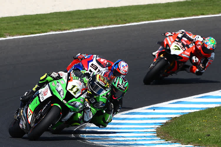 Cortese vor Fores, Haslam und Davies