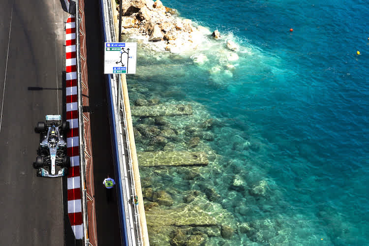 Bottas 2018 in Monte Carlo