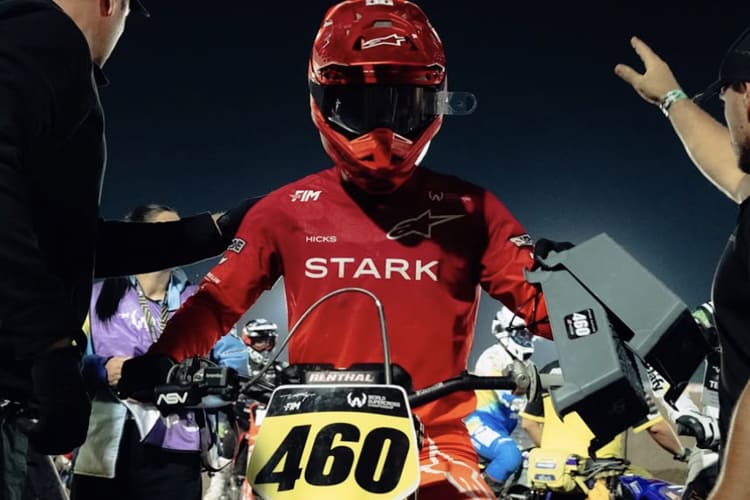 Die Stark-Bikes (hier von Michael Hicks) erinnerten an die guten alten 500er
