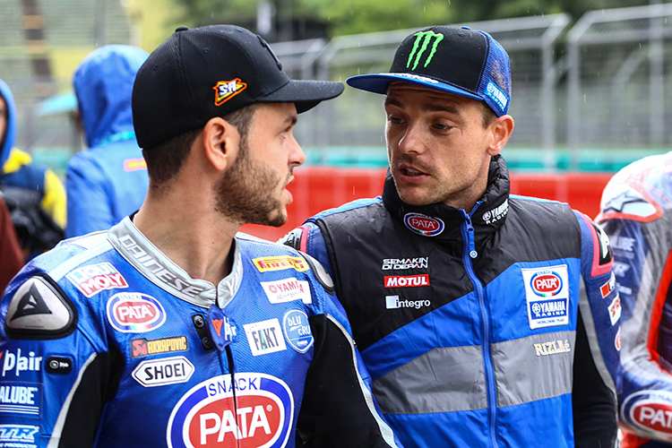 Sandro Cortese (li.) mit Alex Lowes