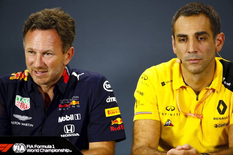 Christian Horner und Cyril Abiteboul
