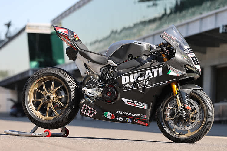 Das Bike von Ducati New York