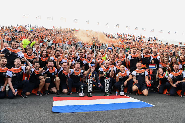 Jubel um Max Verstappen