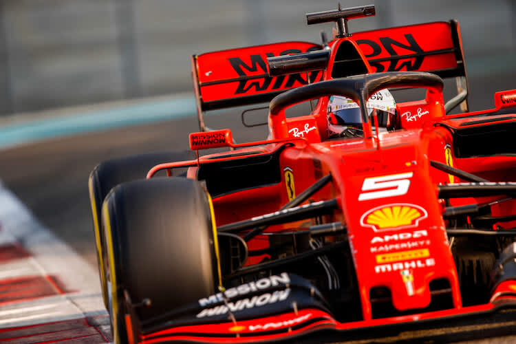 Zufrieden mit der Nummer 2: Sebastian Vettel