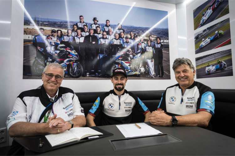 Jürgen Röder, Eugene Laverty und Michael Galinski