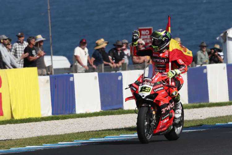 Alvaro Bautista ist nach Australien WM-Zweiter