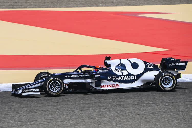 Yuki Tsunoda im AlphaTauri-Honda