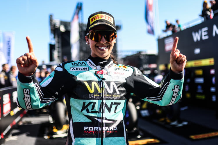 WM-Leaderin Maria Herrera