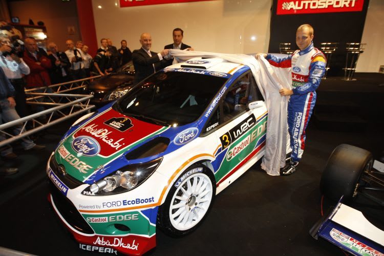 Der Ford Fiesta WRC in Birmingham