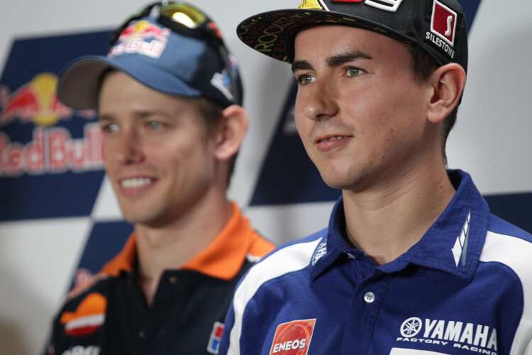 Casey Stoner und Jorge Lorenzo 2012