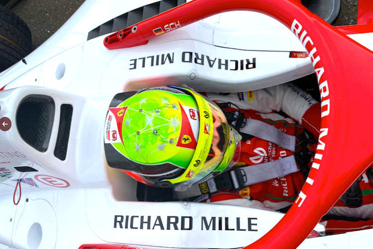 Mick Schumacher in seinem Formel-2-Renner