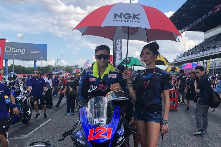 Randy Krummenacher bei seinem Start in der ARRC in Buriram