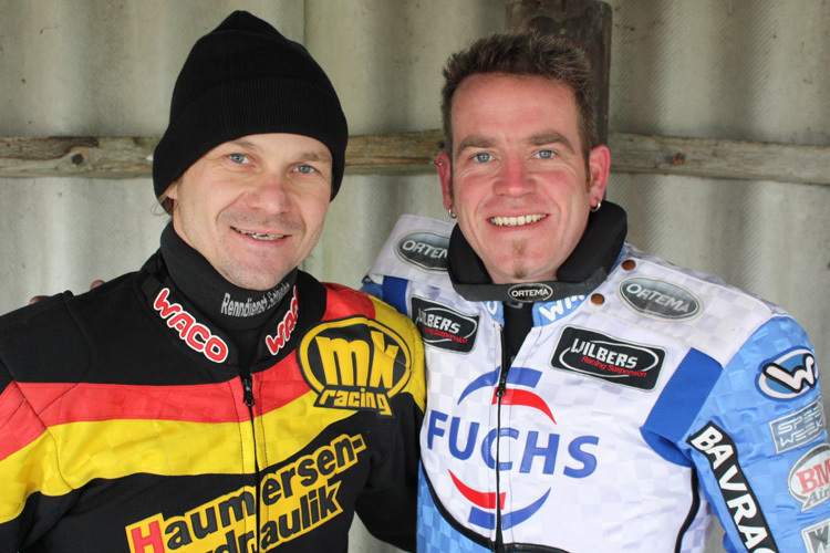 Kröger (li.) und Katt testeten in Brokstedt