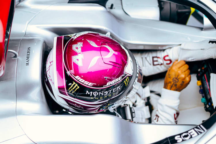 Lewis Hamilton im neuen Silberpfeil