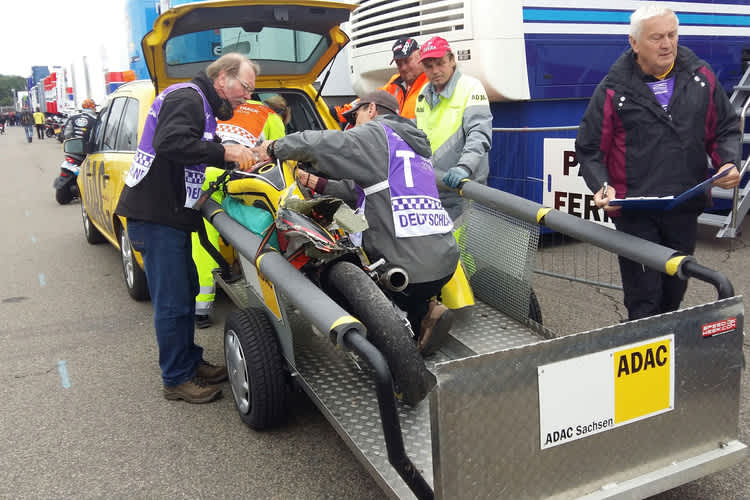 Tim Georgi tritt auf dem Sachsenring zum ersten Mal in der Weltmeisterschaft an