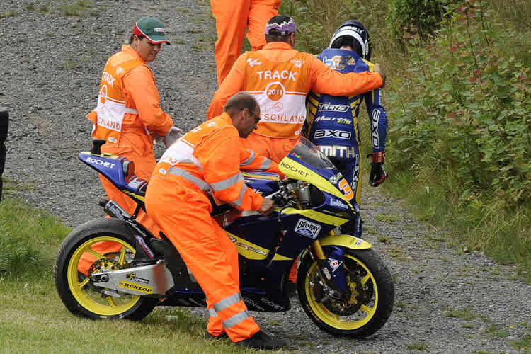 So bitter endete das Rennen für Bradley Smith