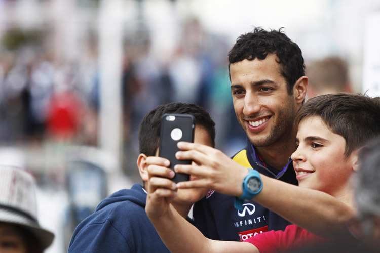 Fan-Magnet Daniel Ricciardo wird in Montreal sicher genauso herzlich von den Fans empfangen wie in Monaco