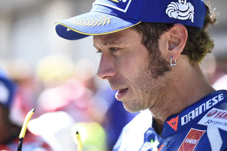 Valentino Rossi: «Die Ducati neigt im Vergleich zur Yamaha und auch zur Honda sehr viel weniger zu Wheelies»