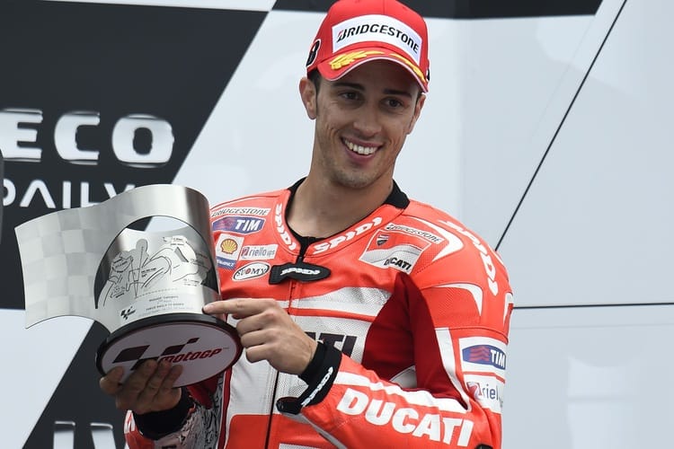 Andrea Dovizioso in Assen: Zum zweiten Mal 2014 aufs Siegerpodest