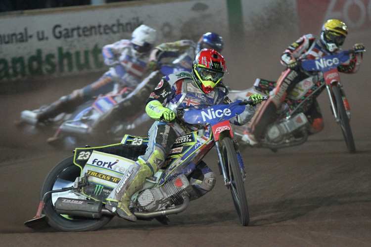 Chris Holder (vorne) startet erstmals in Cloppenburg