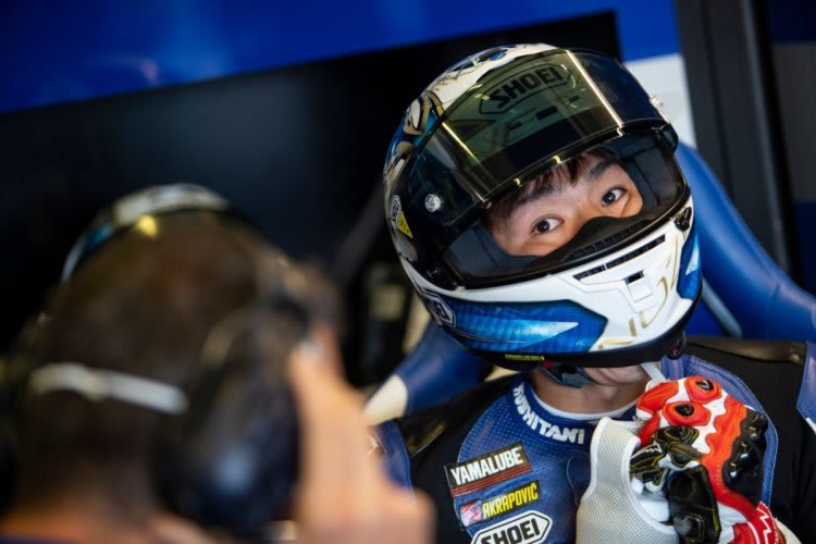 Kohta Nozane pausiert in Donington