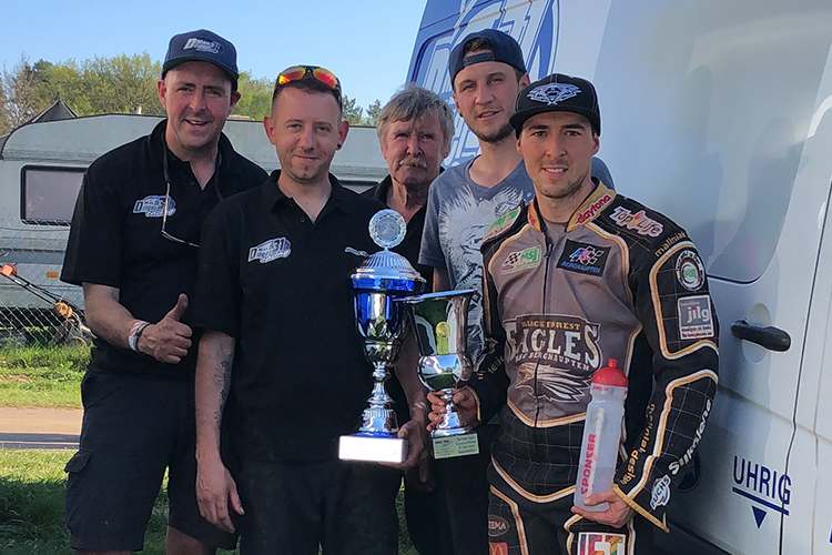 Max Dilger setzte sich in Neuenknick durch