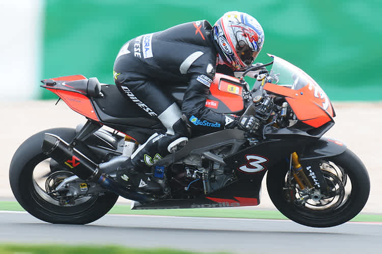 Max Biaggi: «Wir haben alles probiert».