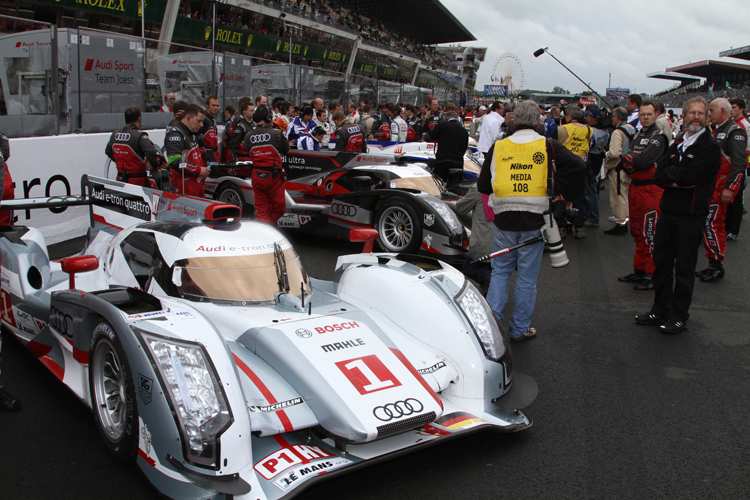 Audi startet um 15:00 Uhr von der Pole