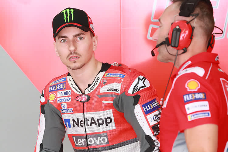 Jorge Lorenzo (li.) wollte mit Ducati mehr erreichen