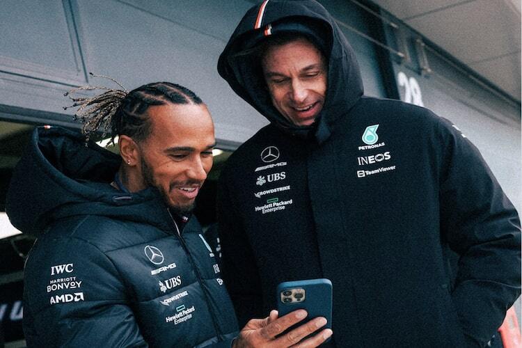 Lewis Hamilton und Toto Wolff