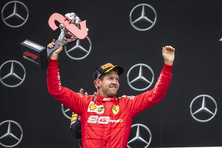 Sebastian Vettel in Hockenheim