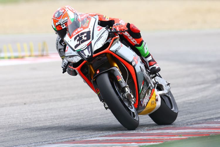 Marco Melandri hadert mit dem Charakter der Aprilia RSV4